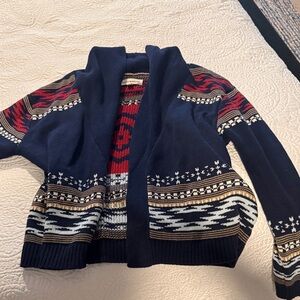 Lucky Brand Multicolor Patterned Cardigan
